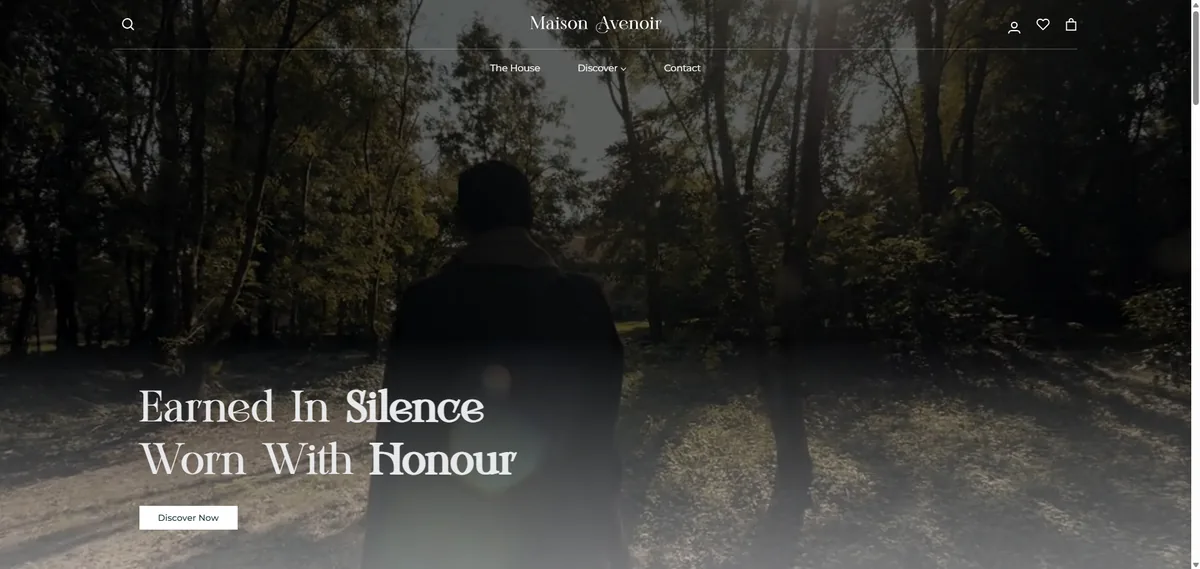 Maison Avenoir website